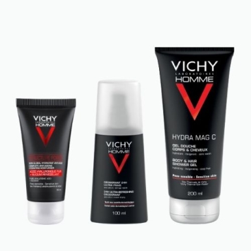 Vichy Homme Lichaam en Gezicht Routine Kit